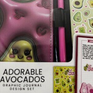 Fashion Angels "Adorable Avocados" Graphic Journal Design Set - New in Box